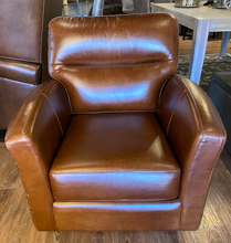 Load image into Gallery viewer, London Leather Swivel Chair