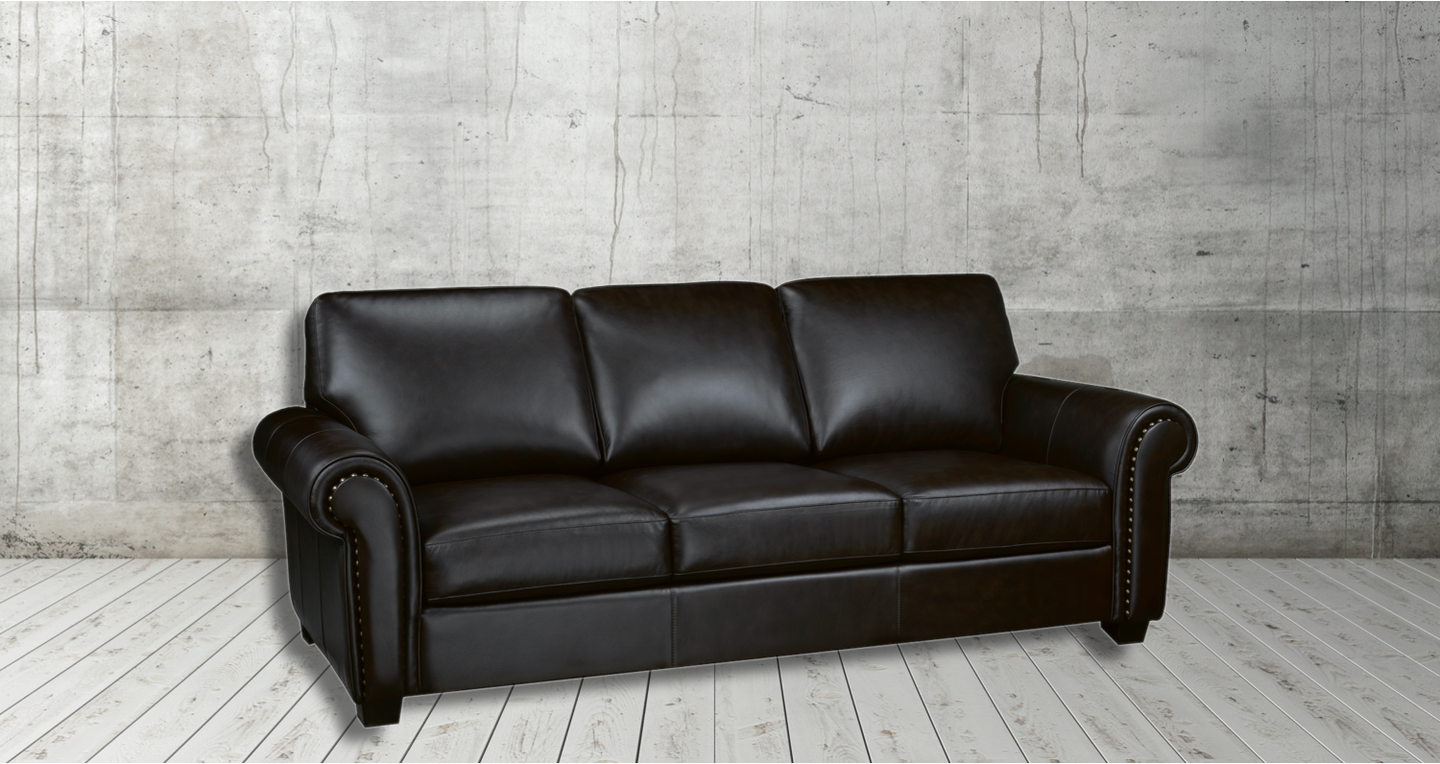 British Columbia Leather Sofa