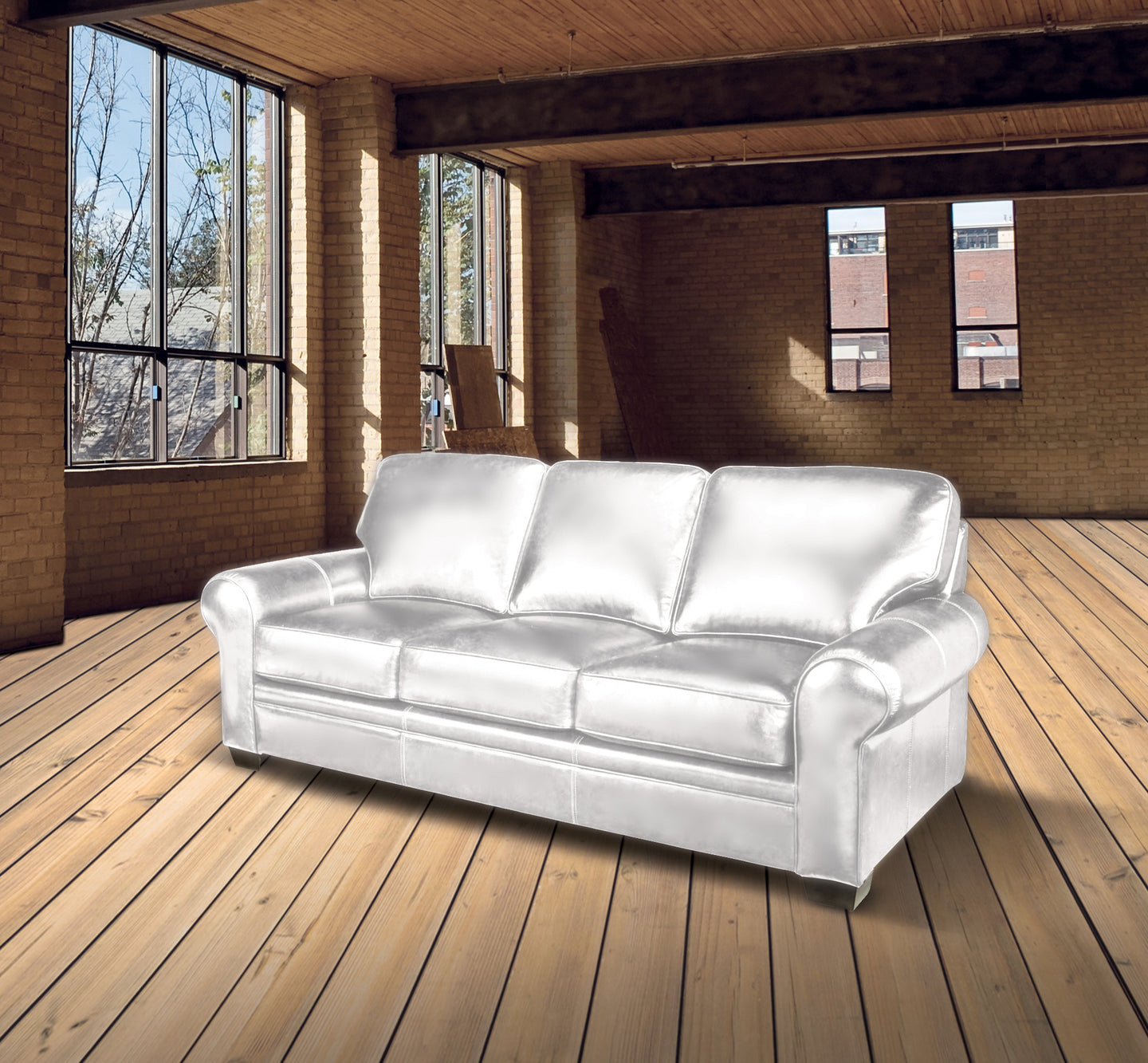 Vaughan Leather Sofa